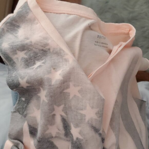 AMERICAN EAGLE OUTFITTERS- Semi- Cropped American flag Print Festival Muscle Tee - Picture 11 of 12